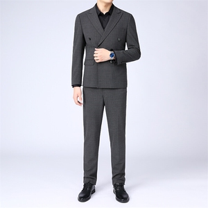 GDN5161四季款新款男士礼服西装修身商务休闲男装西服三件套装图片