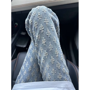 【有货】KZT63CC-特P45 提花满印牛仔裤子男女同款裤子图片
