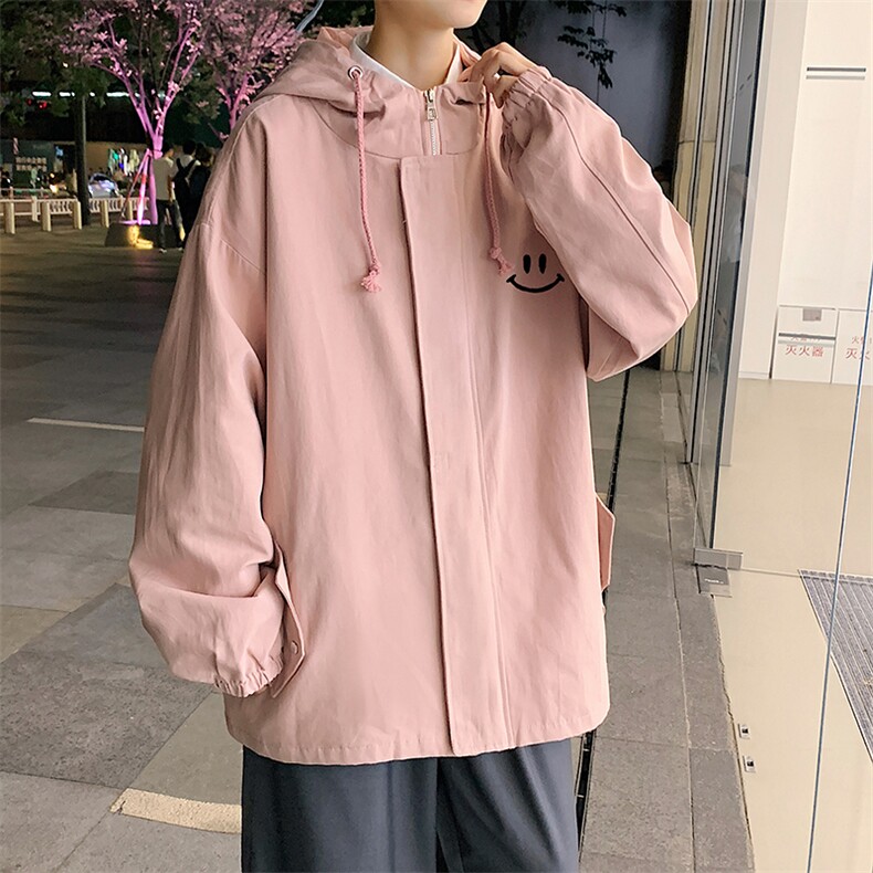 JK41204-P85加棉款-P115纯棉连帽夹克男士大码工装夹克男外套男,男装夹克,电商A040