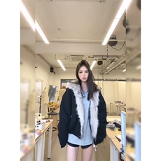 现货高品质美式高街冬季重磅硬挺短款座山雕毛领棉衣男女加厚外套，男装棉衣，电商A486