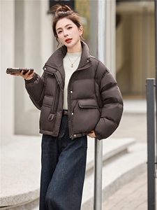 白鸭绒羽绒服外套女2025冬季新款超火漂亮时尚洋气羽绒外套宽松图片