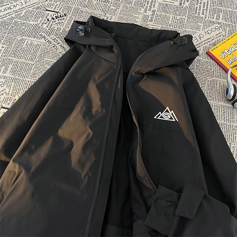 冬款户外防风防水防寒字母印花滑雪服男女保暖中性风外套M34-P140,男装棉衣,电商A001-1