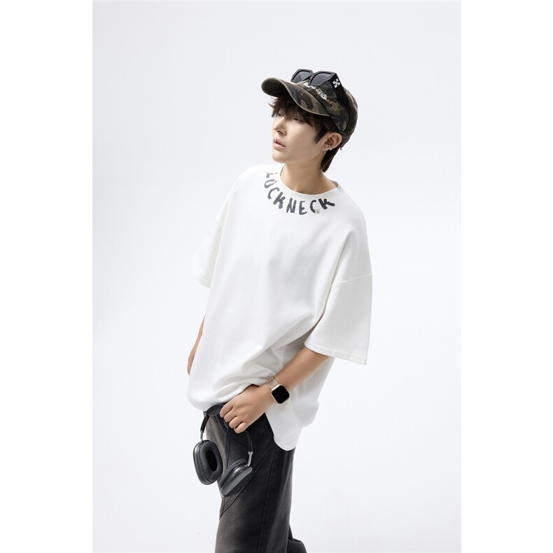 纯棉T恤设计感短袖原创小众运动T恤美式日系T1016-1T335P32K59，女装T恤，星座1016-1（原电商B408-1）