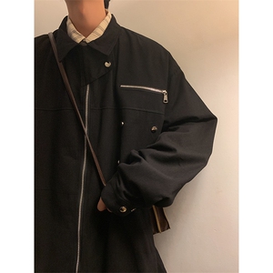 春秋夹克日系机能外套小众设计感上衣港风潮1016-1 JK53 P88 K118图片