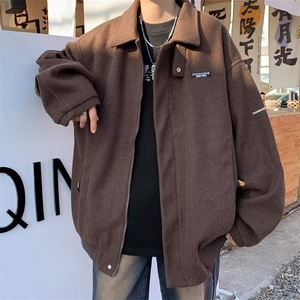 男春秋韩版潮流潮牌港风宽松拼接撞色休闲服外套图片