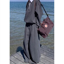 美式复古运动风阔腿卫裤男女抽绳休闲直筒裤感廓形裤KC28，男装休闲裤，星座1116A（原606A-3）