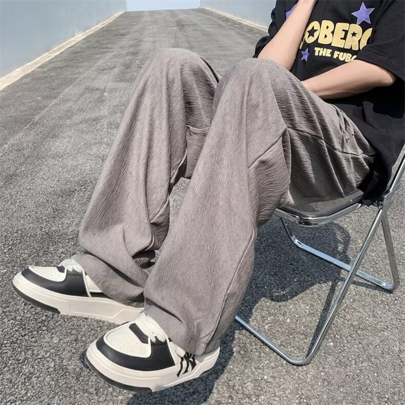 春季长裤男休闲裤时尚潮牌潮流潮青春流行新款原宿宽松型运动裤,男装休闲裤,星座410-7