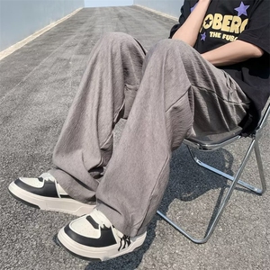 春季长裤男休闲裤时尚潮牌潮流潮青春流行新款原宿宽松型运动裤图片