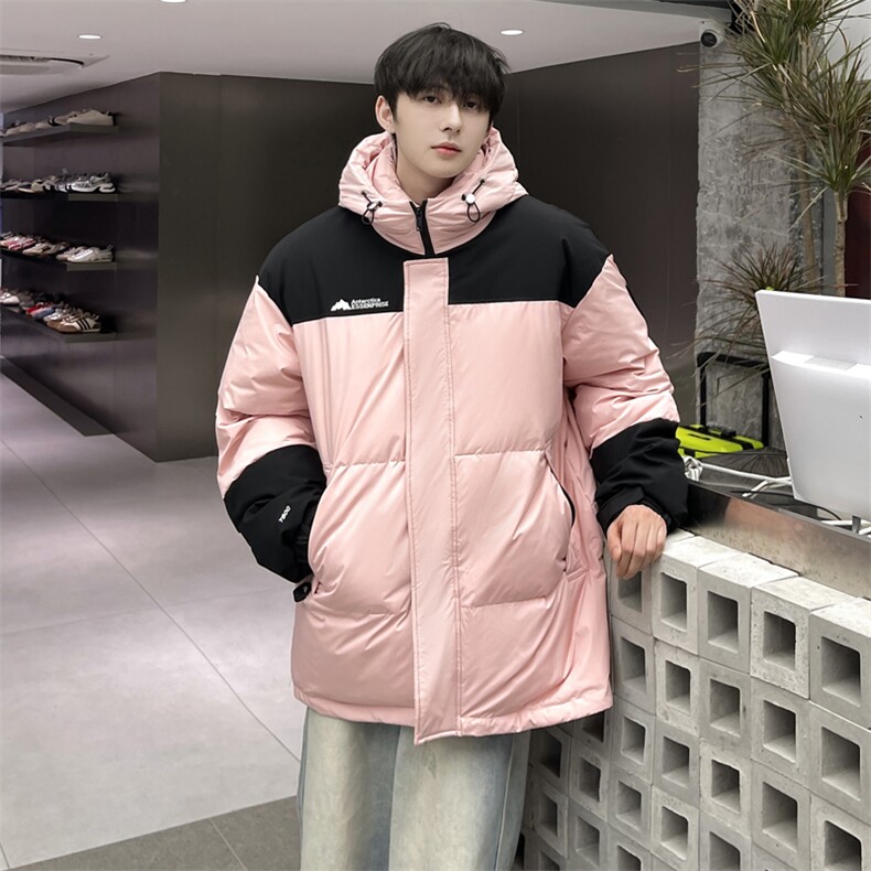 羽绒服男冬季新款港风宽松白鸭绒外套YR920-P160(控价208元）,男装羽绒服,星座214-3
