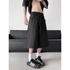 K836-P45男女夏季宽松直筒速干七分裤美式百搭休闲裤子，男装牛仔裤，电商B327