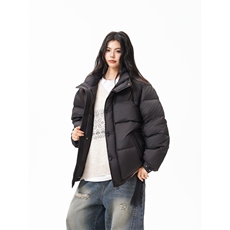 90%绒新标有报告立领撞色韩版宽松羽绒服外套Y988/P350现货，男装羽绒服，星座202-3