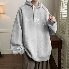 连帽卫衣男大码胖子帽衫大号运动服WY2442-P35，男装卫衣，电商A040
