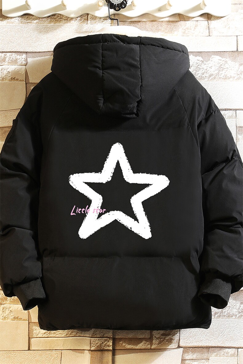 加厚加绒连帽棉衣男大码棉服男面包服男砖墙MY16286-P100,男装棉衣,电商A040A
