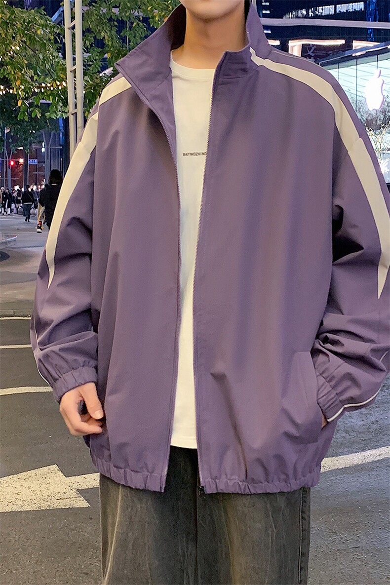 新款现货户外立领夹克男冲锋衣外套JK802-P65,男装夹克,星座1204-3