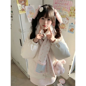 1506-1/M79001/P99冬日可爱萌妹风撞色立领棉服面包服