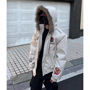 网图美式刺绣徽章座山雕棉衣外套棉服保暖夹克 A025-PY1175-P105图片
