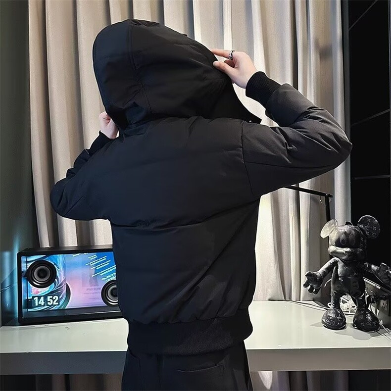 高级感防水棉袄棉服男冬季潮牌痞帅加厚棉衣2026新款男士连帽,男装棉衣,星座218-1（原230）