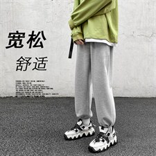 2023秋冬卫裤高弹健康布聚酯纤维  WK01-1特批23图片