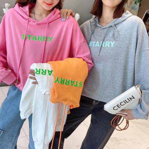 秋款休闲戴帽卫衣，女装卫衣/绒衫，泽妤