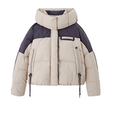 2025年冬季短款白鸭绒，女装羽绒服，浪花E族（衣布洛）