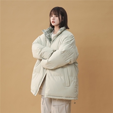 抖音得物美式潮流高品质格子三防加厚羽绒棉衣外套棉服MY5555-P68，男装棉衣，星座610B-1