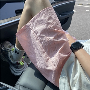 夏季薄款透气气孔设计速干宽松冰丝短裤B315-K24175-特p25-控48图片