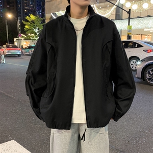 现货美式蝙蝠袖立领夹克外套男2026新款短款外套JK02636-P75图片