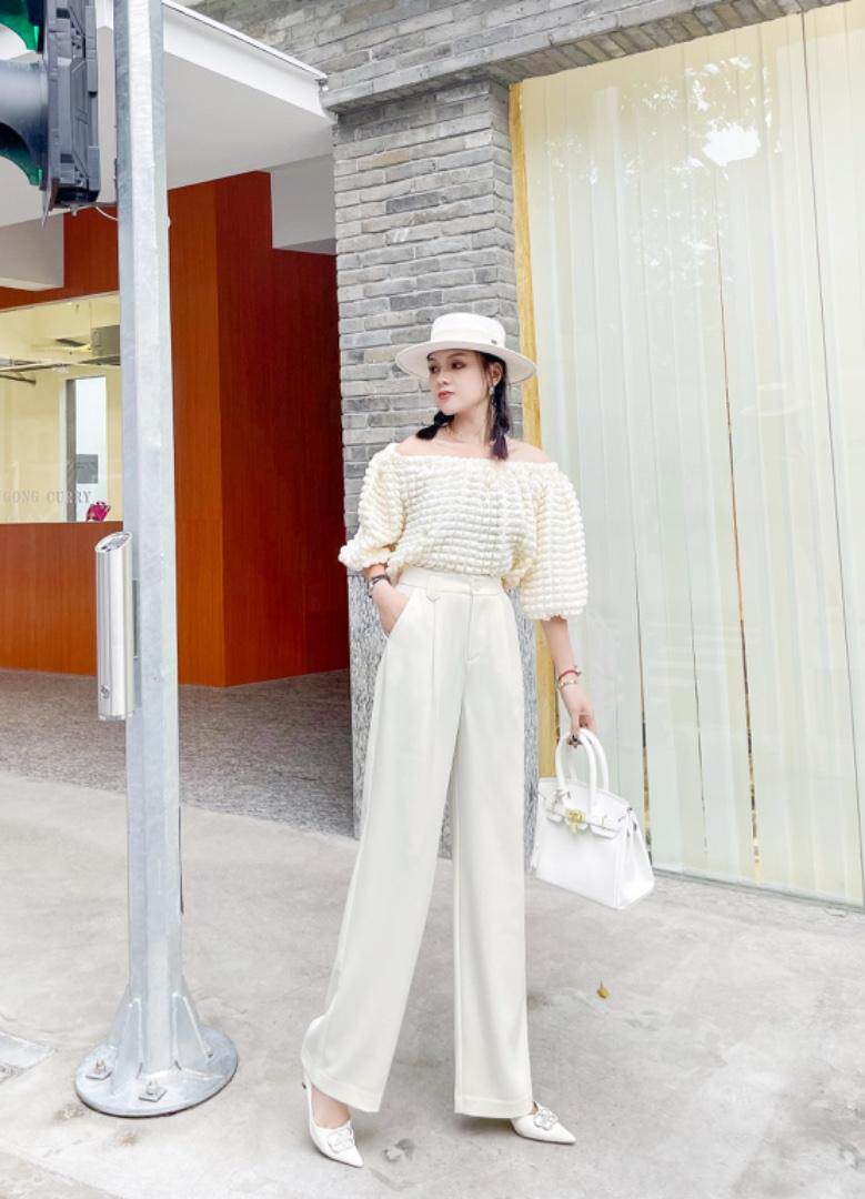 春季新款拖地裤，其它，欧洛风琴