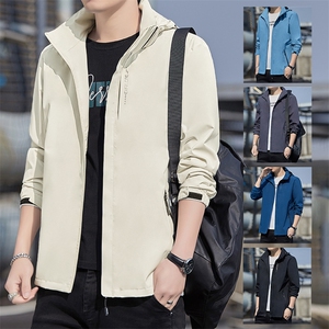 2023春季连帽夹克男户外运动冲锋衣男登山服男士B343/6628/P42图片