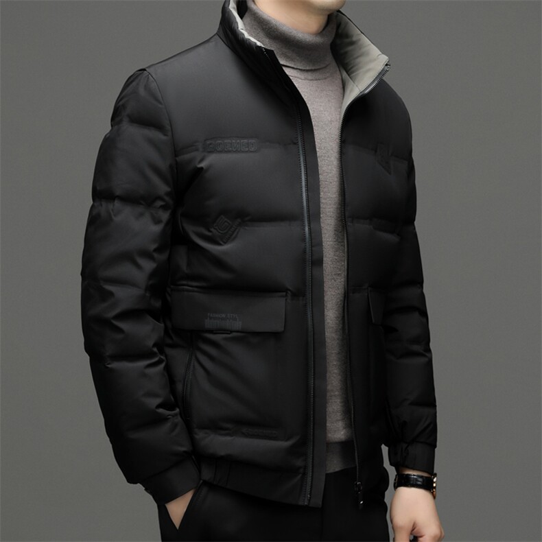 CH8618钱塘2020-2中年男士冬季新款商务休闲简约货款羽绒服P205，男装羽绒服，钱塘207-2