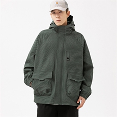秋季户外连帽夹克男外套男女同款DSA157B-JK7811-P75，男装夹克，电商A157B