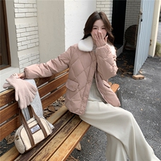 冬装新款羊毛领新标90绒羽绒服（大货已出），女装羽绒服，2C222