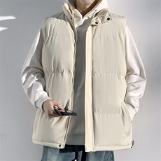 GENIOLAMODE美式户外棉服马甲男士秋冬2025新款宽松保暖背心外套，男装棉衣，电商A001-1