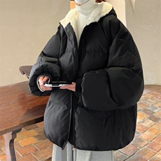 控128加绒面包服男大码羊羔毛棉衣男MY16332-P100，男装棉衣，电商A040