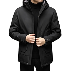 中老年羽绒服男士宽松中年爸爸装休闲冬季外套潮QLMF82102-P290，男装羽绒服，电商B212（原钱塘6029）