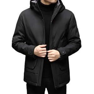 中老年羽绒服男士宽松中年爸爸装休闲冬季外套潮QLMF82102-P290图片