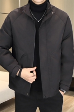 羽绒服男新标50白鸭绒夹克外套休闲时尚立领男士上衣Y3076-P140，男装夹克，星座310B-3