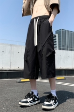 夏季新款潮牌休闲短裤男美式高街运动七分中裤901-特P30控58，男装牛仔裤，电商C305A