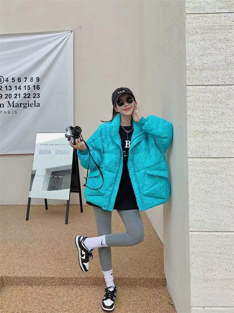 冬季短款休闲羽绒服，女装羽绒服，依启蒙