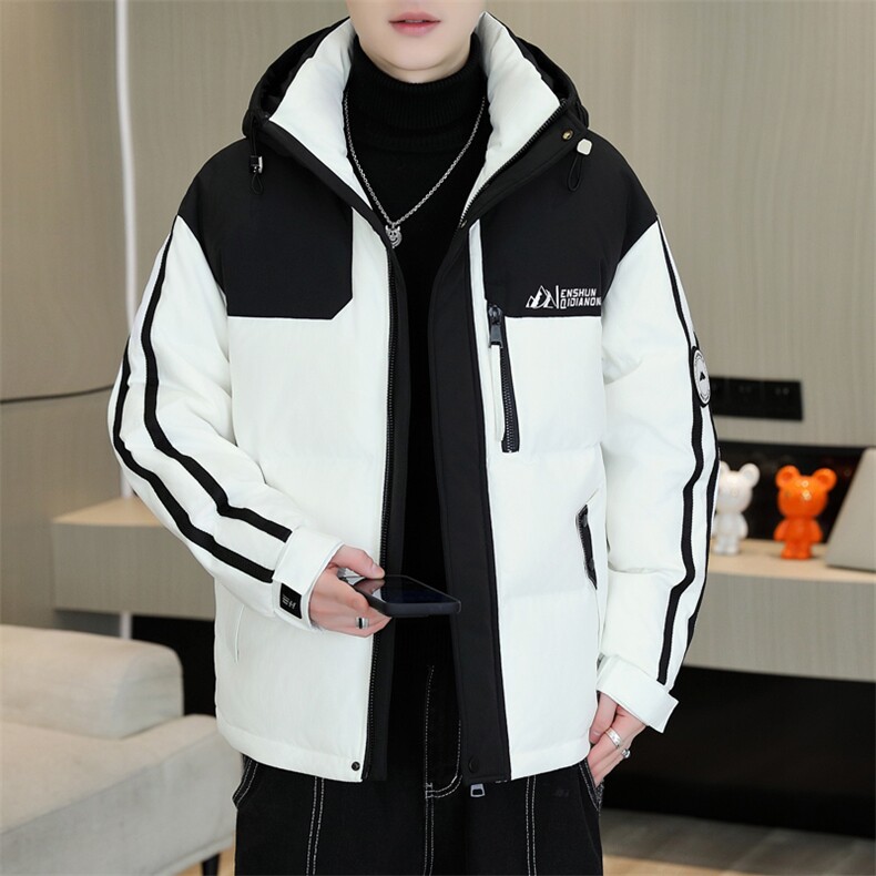 冬季加厚棉衣男休闲青年连帽棉衣百搭棉服外套MY8755-P113,男装棉衣,星座310B-3