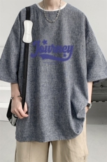 风复古亚麻短袖男棉麻t恤男半袖ZT71372-P35，男装T恤，电商A040