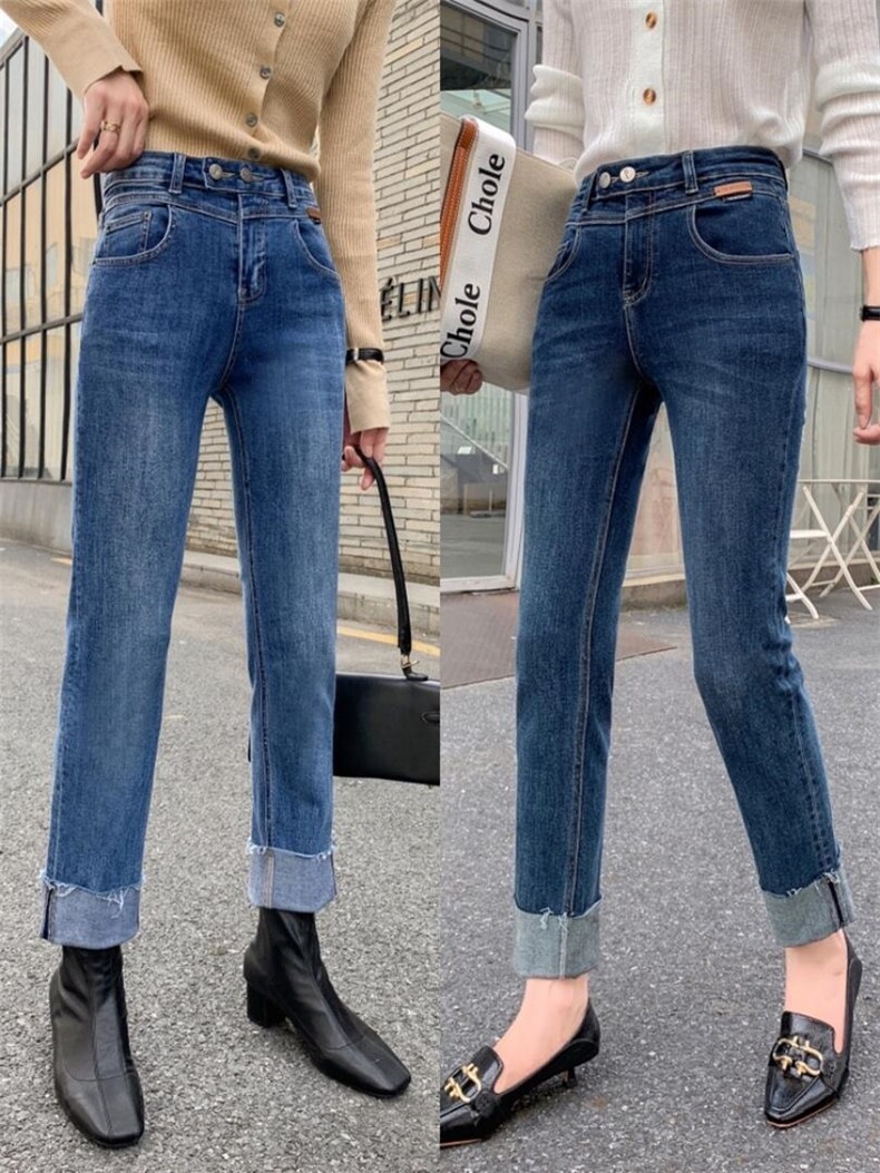 现货翻边烟管裤，其它，雪儿诱惑