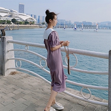 【现货】法式气质大翻领连衣裙088-1872P95K148，女装连衣裙，2C088