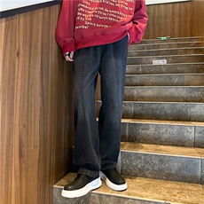 K1223-p35-控58oversizecleanfit牛仔裤褶皱直筒裤老爹裤长裤，男装牛仔裤，星座103A-1