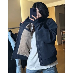 扎染冲锋卫衣男款春秋季美式复古痞帅炸街休闲刺绣外套 JXZ299图片