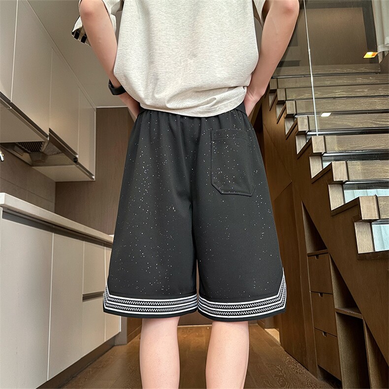 2024夏季新款内景大码美式满天星短裤M-5XHK24366-特P35,男装牛仔裤,电商A022