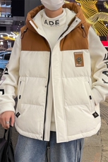 2024新款冬季棉衣潮牌连帽羽绒棉服加厚马甲男外套A436-870-P85，男装背心/马甲，电商A436