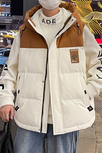 2024新款冬季棉衣潮牌连帽羽绒棉服加厚马甲男外套 A436-870-P85图片