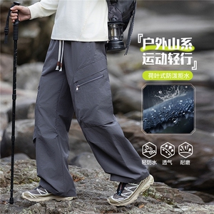 春秋季新款学生青少年直筒阔腿休闲运动美式宽松男士KZ630-P52图片
