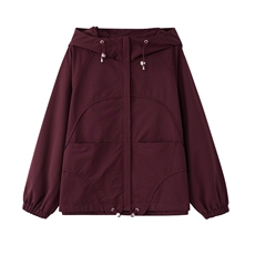 2026年春秋季新款时尚大码妈妈装气质显瘦休闲百搭短款派克服外套，女装派克服，独衣靓